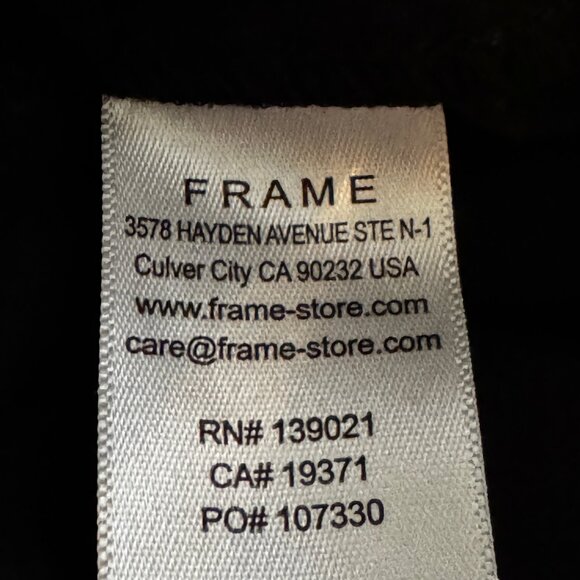 FRAME Gillian Dress in Black Size Medium - Picture 6 of 15